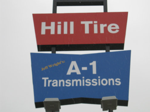 Cabinet Signs Dallas | Custom LED Signs Dallas | Hancock Custom Signs | Hill Tire